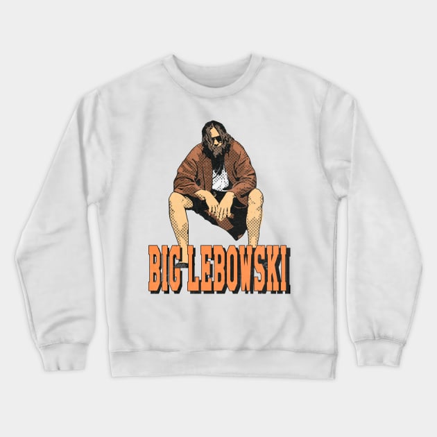 big lebowski comic style Crewneck Sweatshirt by jerrysanji